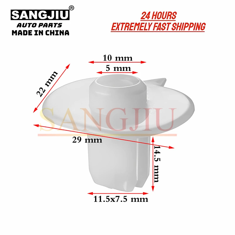 

20Pcs Bumper Grommet Clips Compatible With For Honda Acura Civic CRV Prelude Integra TL 71144-SR3-A00