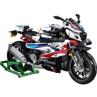 technical m1000 rr motorcycles bricks set expert building blocks car model construction toys for children boys gift