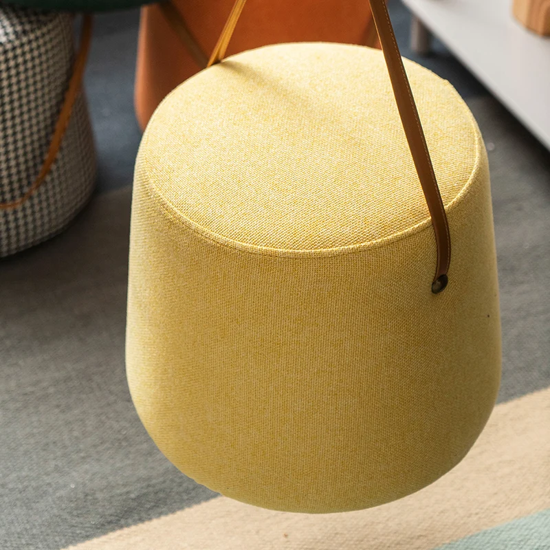

Modern Portable Waiting Chair Creative Design Living Room Sofa Foot Stool Bedroom Kitchen Banco Plegable Portatil Furniture