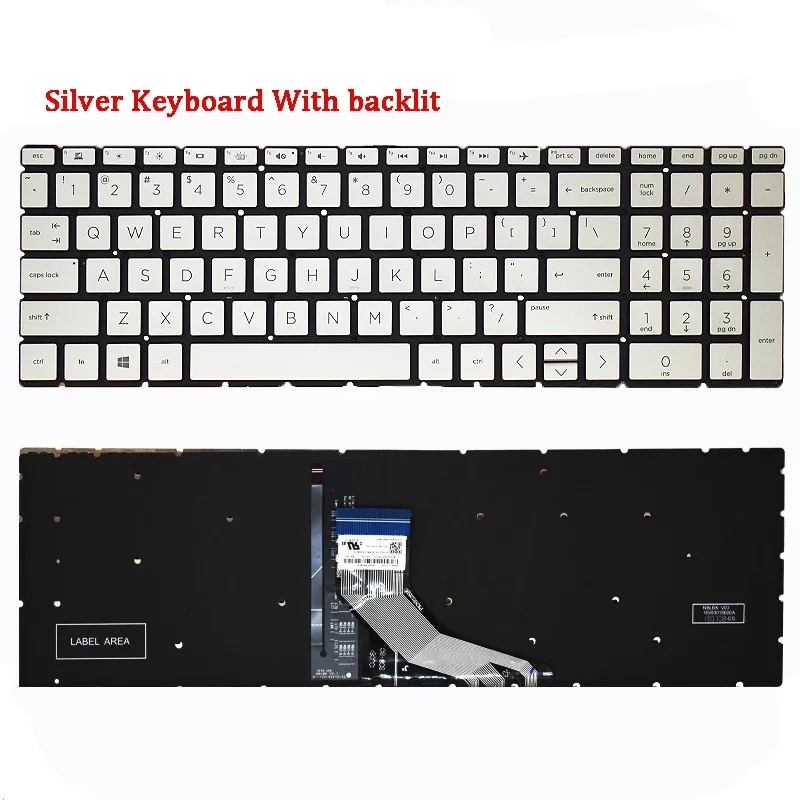 Новая клавиатура для ноутбука HP Omen 4 15-da 15-db 15-dx