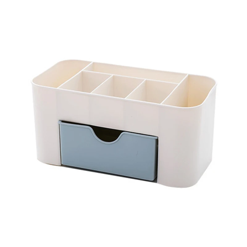 

Home Office Storage Rack makeup Storage-Box Table-Organizer Pen-Holder Cosmetic Brush Nail-Polish jewelry box Desktop Drawer HOT
