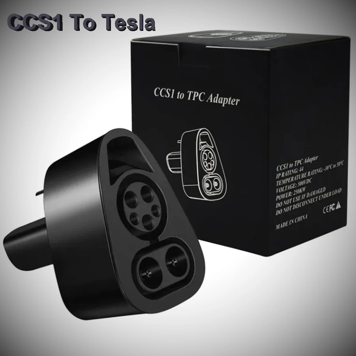 

CCS Adapter for Tesla Model 3/S/X/Y,[Up to 250KW] DC Fast Charging Compatible with All CCS1 Chargers [Only for Tesla Owners]