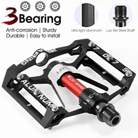 west biking ultralight 3 sealed bearings bicycle pedals anti slip cnc bike pedal cycling bike accessories for road mtb city