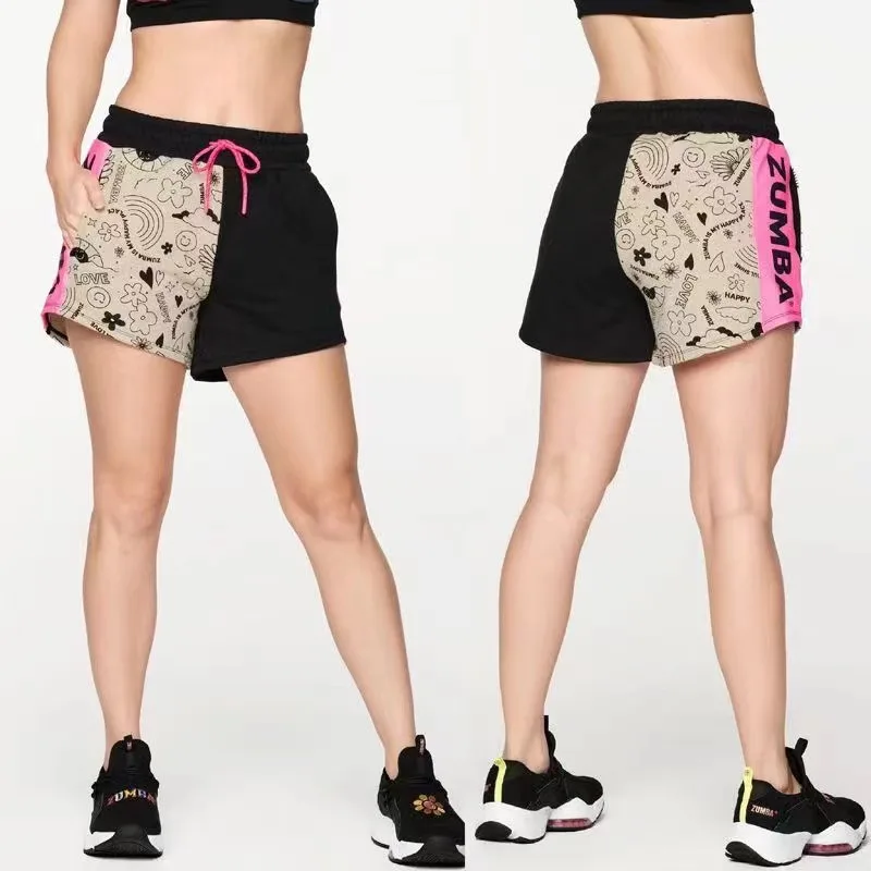 

zumba running fitness dance sport tight shorts
