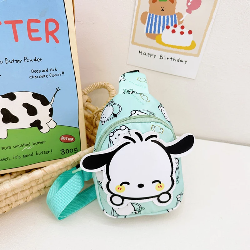 Простая повседневная детская сумка через плечо портативная маленькая нагрудная