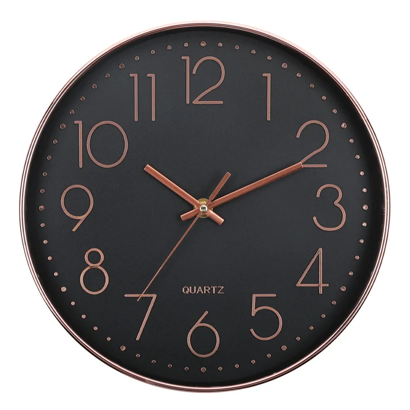 

Wall Clock Simple Nordic Living Room Creative Digital Quartz Clock Bedroom Decoration 12 Inch Clock Digital Wall Clock