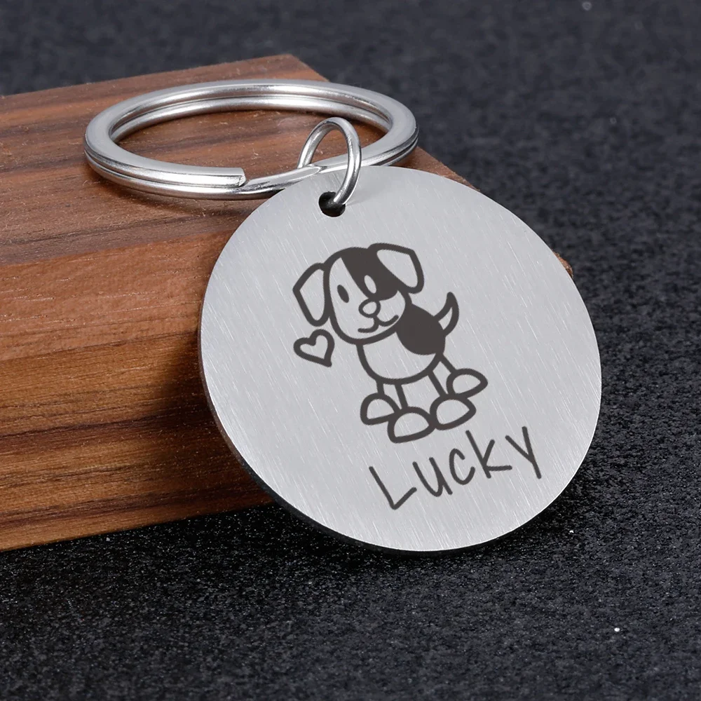 Бесплатная индивидуальная идентификационная бирка для собаки аксессуары