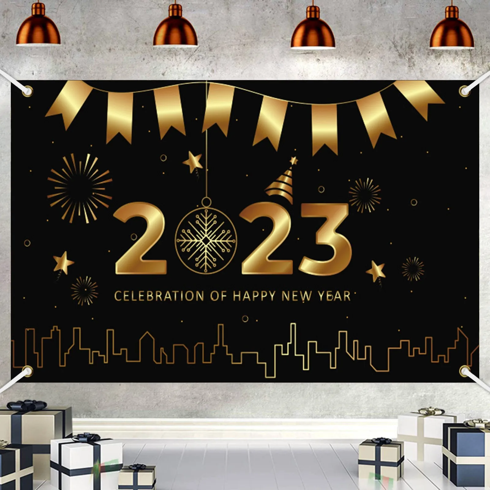 

Праздничный Фон тканевый подвесной флаг праздничное украшение Баннер почтовый ящик флаг