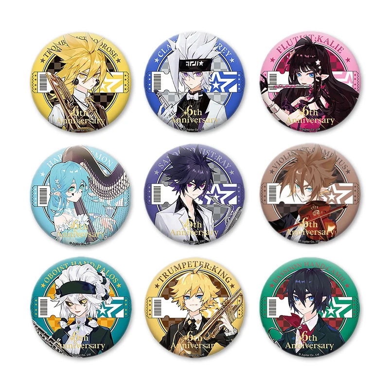 

Anime AOTU Badge King Ray Gray Godrose Anmicius KALIE Brooch Pin Cosplay Badge Accessories Clothes Backpack Decoration Gifts