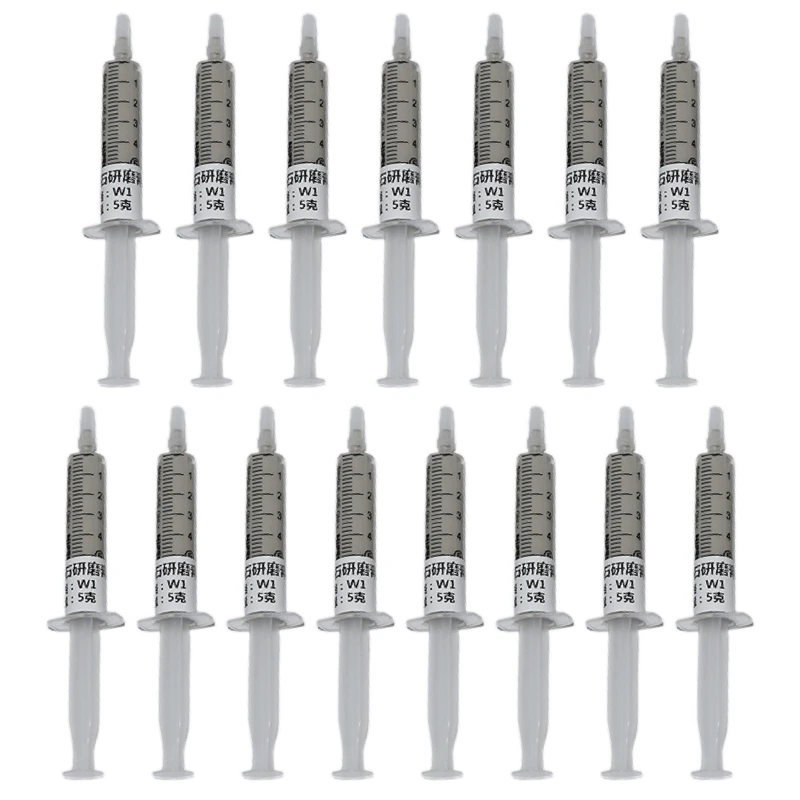 

16 Pcs W0.18-W60 Diamond Polishing Lapping Paste Compound Syringes Set for Metal