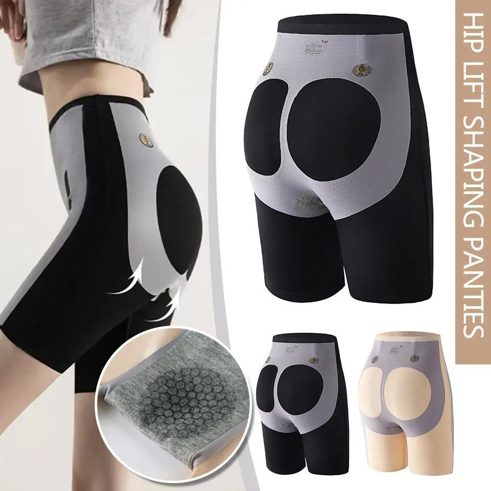 

5D Latex Flat Belly Sheathing Panties Postpartum Butt Lift Safety Shorts Slimming Abdominal Waist Trainer Body Shaper