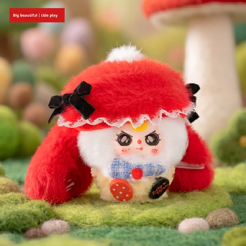 Фото Серия Blind Box «Мир сказок»: Пушистый кролик, виниловая плюшевая кукла, милая игрушка, подвеска для сумки, декоративный коллекционный сувенир, подарок №5