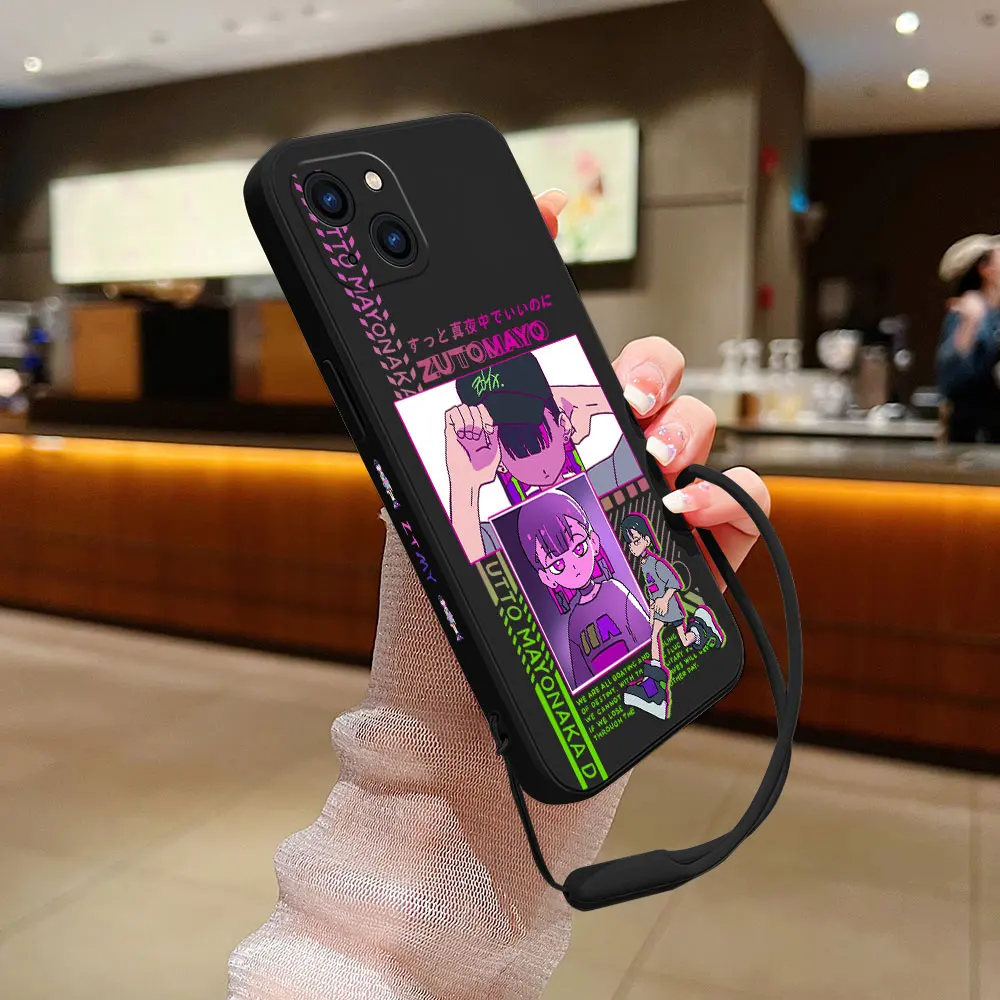 Мультяшный чехол Zutomayo для телефона iPhone 15 14 13 12 11 Pro Max Mini X XR XSMAX SE 8 7 6S Plus мягкий из