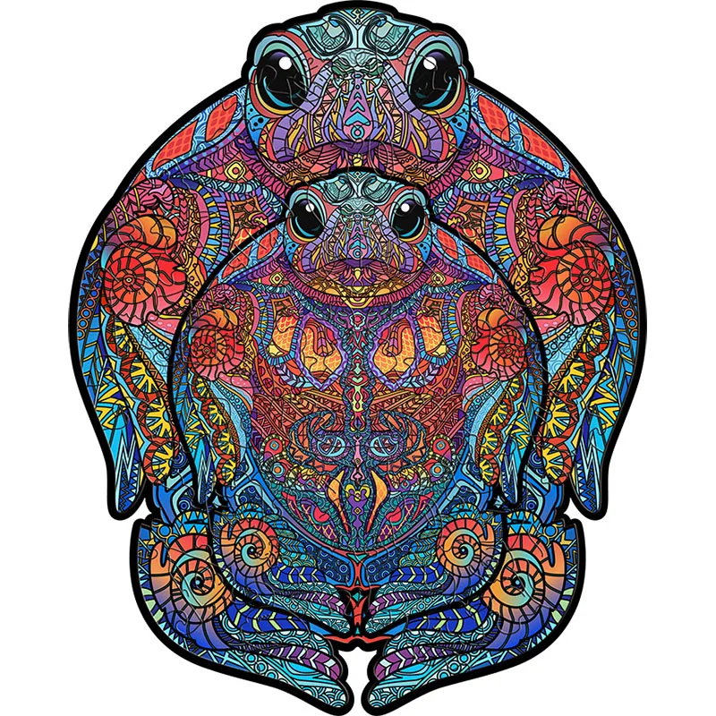 

Turtle Puzzle Kid Love Toy Jigsaw Animal Shape Wooden Puzzles for Adult Interest Game Germany Gift Box Fashion Copyright Reserve