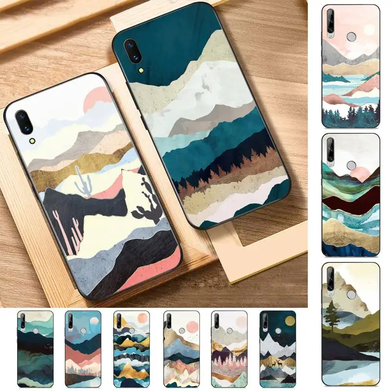 

Hand Painted Phone Case for Huawei Y 6 9 7 5 8s prime 2019 2018 enjoy 7 plus
