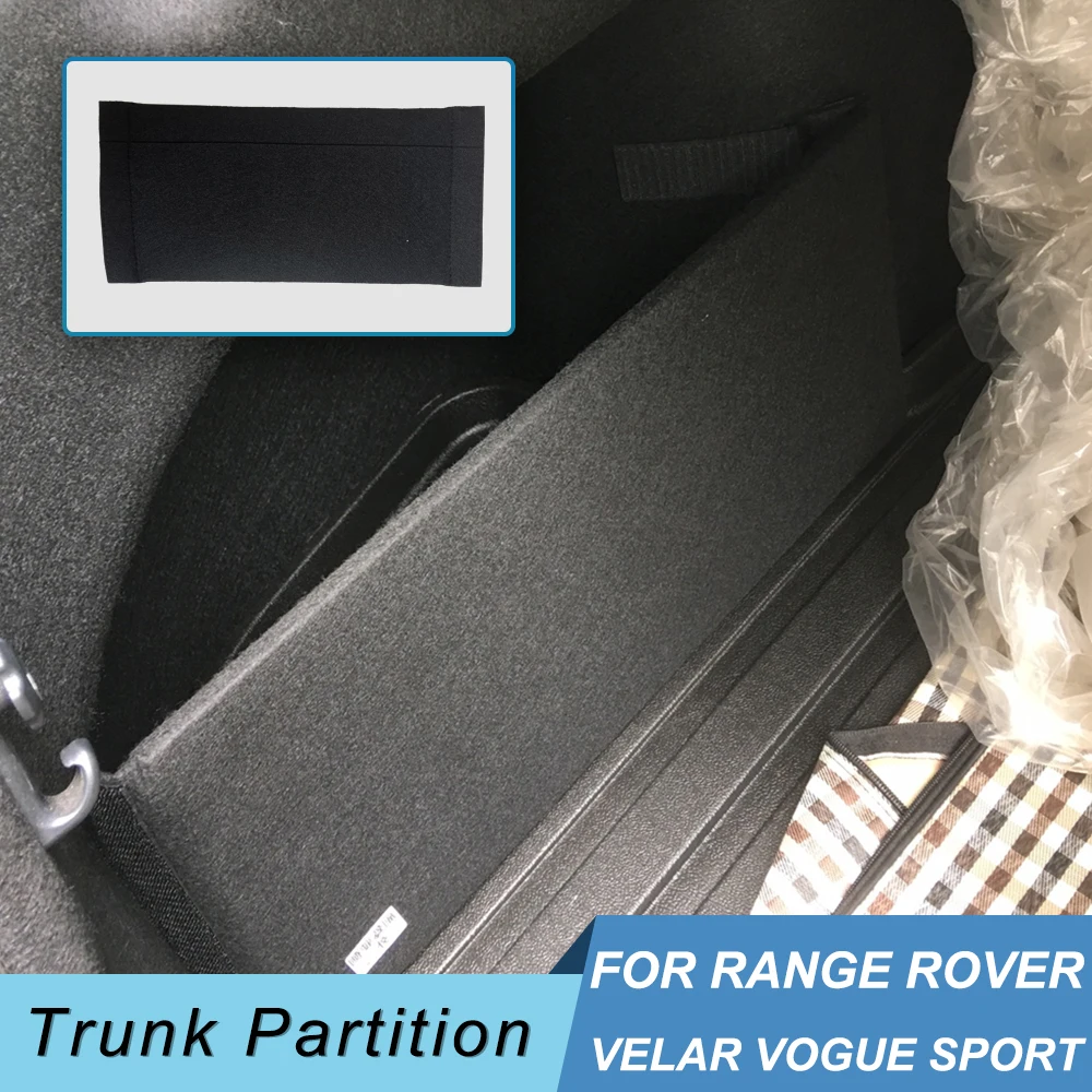 

For Range Rover Velar Range Rover Vogue Range Rover Sport Auto Trunk Side Storage Organizer Board Partitions Plate Shield Plank