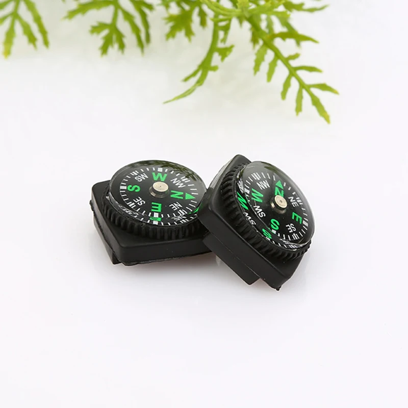 

5 PCs Portable Mini Camping Hiking North Navigation Handheld Accurate Compass Survival Compasses Button Design Practical Guider