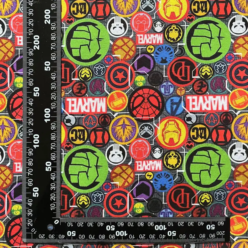 

disney fabric 140x50CM Cartoon cotton fabric Patchwork Tissue Kid Home Textile Sewing Doll Dress Curtain Polyester cotton Fabri