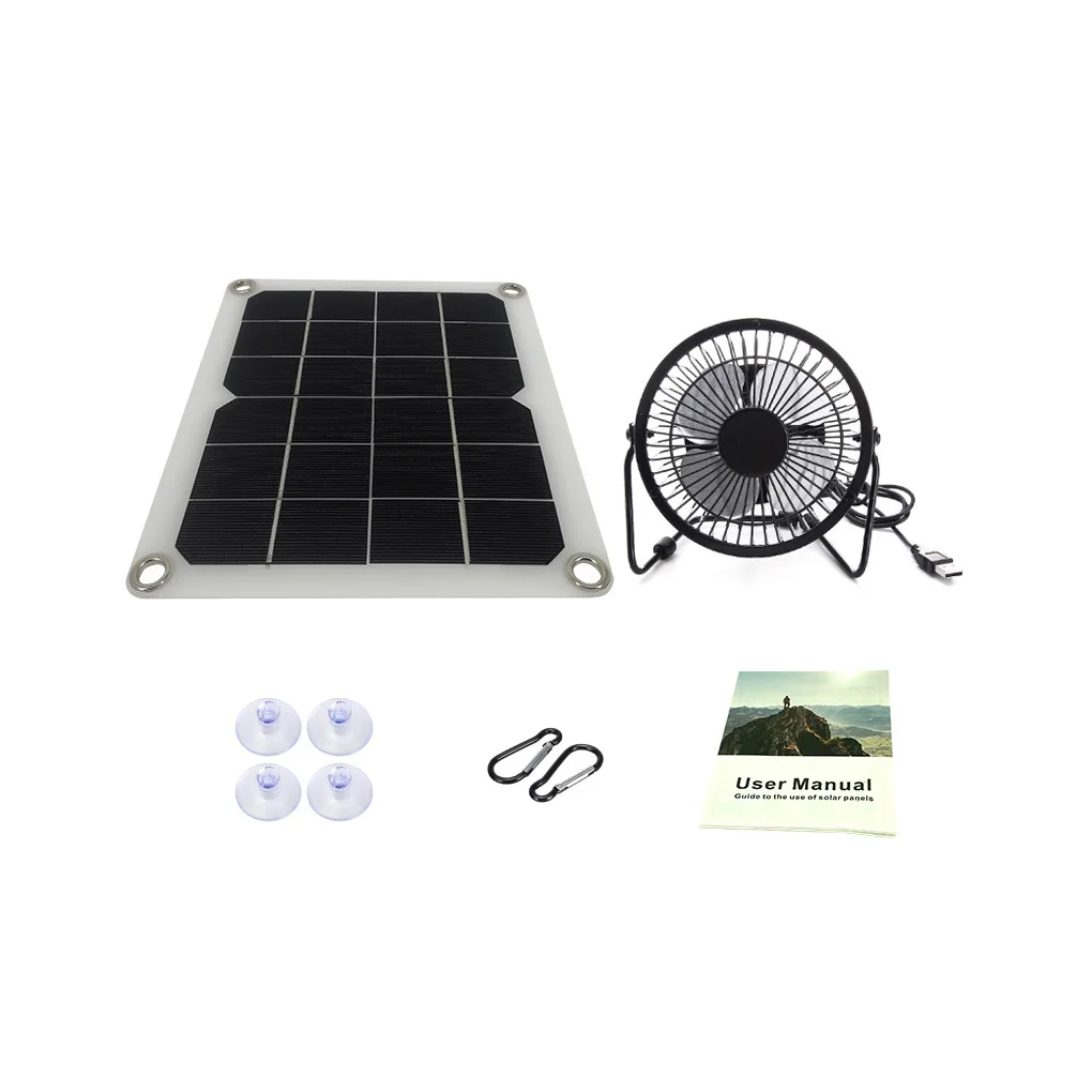 

10W Solar Panel Fan Mini Air Extractor Outside Pet House