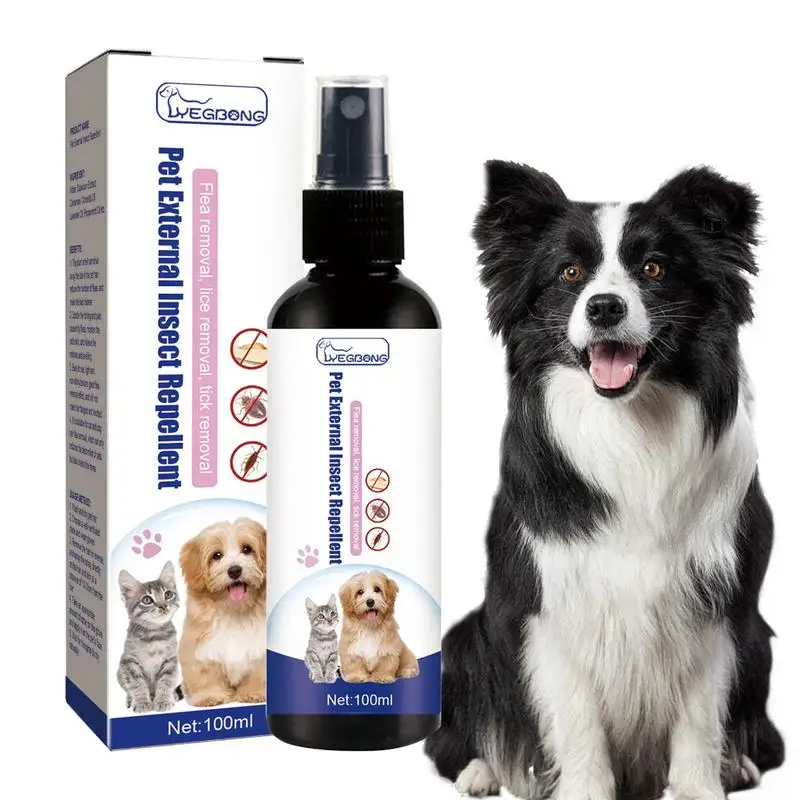 

Tick Prevention For Dogs Repels Ticks Spray 100ml Bottle For Dogs Cats Pets And Home Use