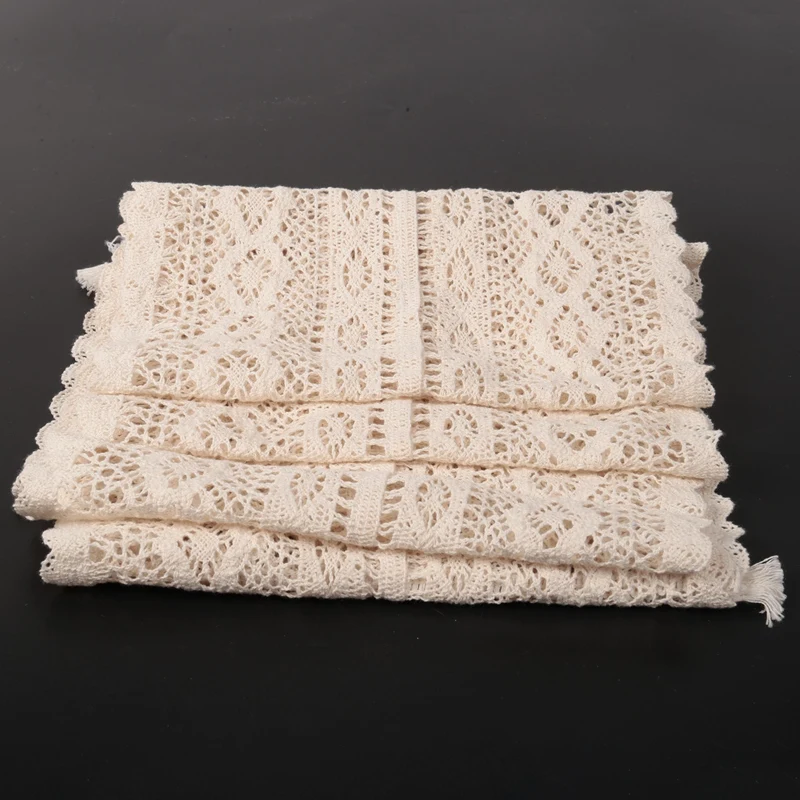 Скатерть макраме винтажная скатерть из хлопка связанная крючком с кисточками