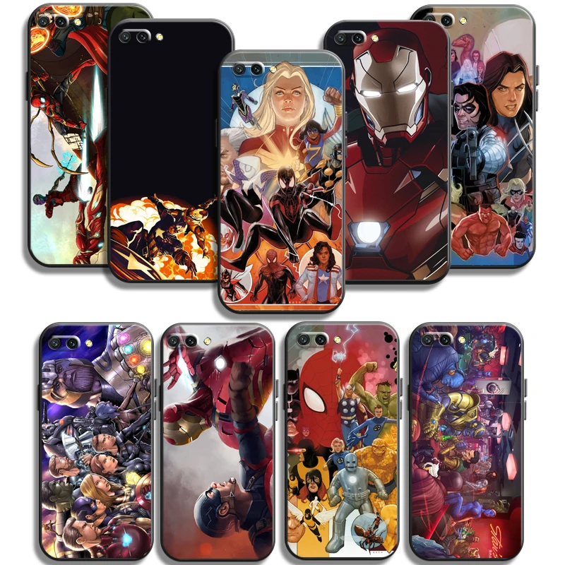 

Marvel Spiderman Phone Cases For Huawei Honor P Smart Z P Smart 2019 P Smart 2020 P20 P20 Lite P20 Pro Soft TPU Funda Carcasa