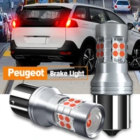 2pcs led brake light blub lamp p21w 7506 ba15s 1156 canbus error free for peugeot 2008 207 cc sw 208 307 5008 bipper tepee