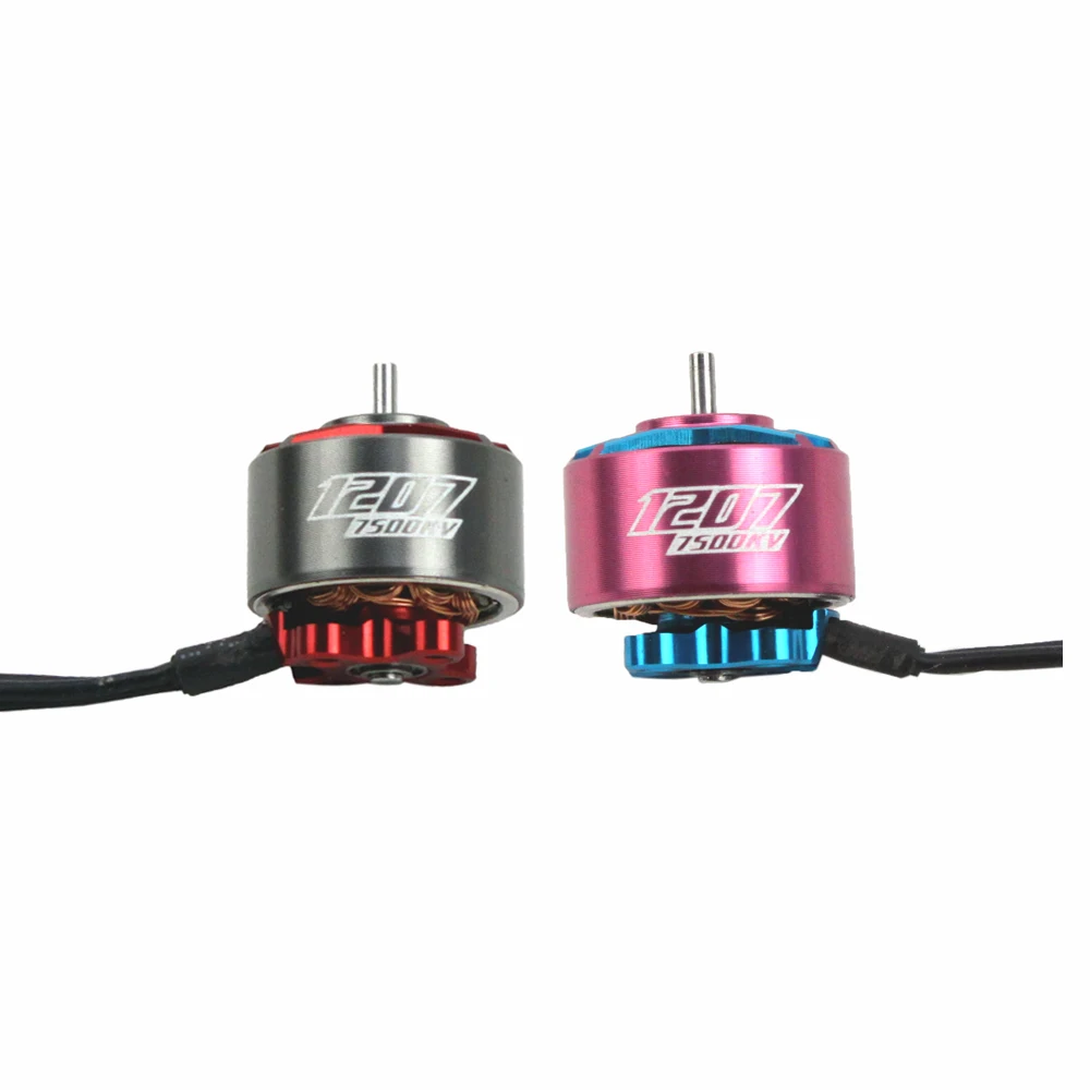 

4 шт. RCINPOWER GTS V2 1207 5000/6000KV 3-4S 7500KV 2-3S бесщеточный двигатель для радиоуправляемого дрона FPV Racing Tinywhoop Cinewhoop