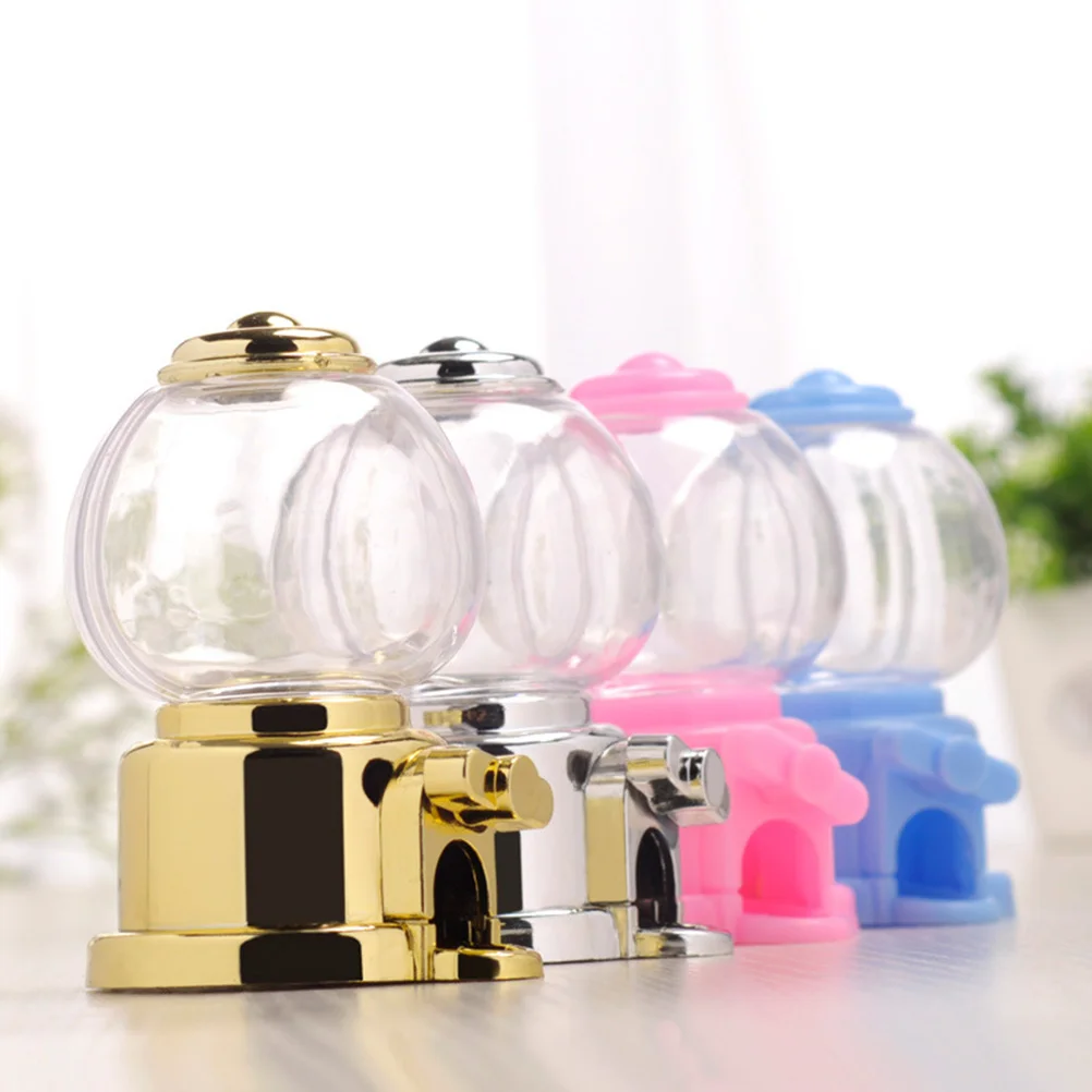 

Mini Brands Mini Candy Dispenser Gumball Machine Desktop Bubble Gumball Bank Nut Treat Dispenser Candy Catcher Machine