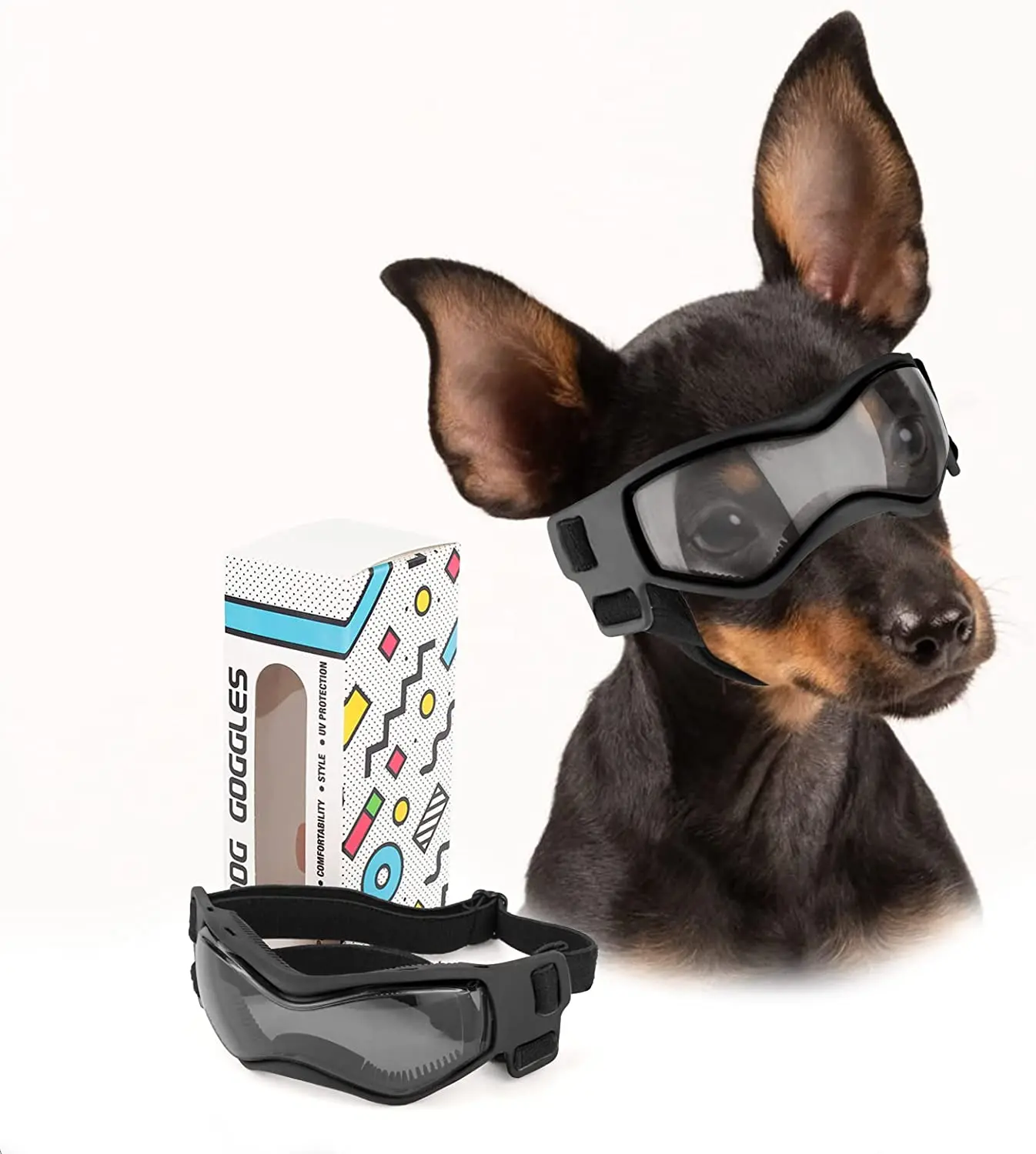 

Dog Dog Eyewear Dog Driving Small Riding Goggles Breed, Sunglasses Small For Protection For Small Puppy Outdoor UV Breed