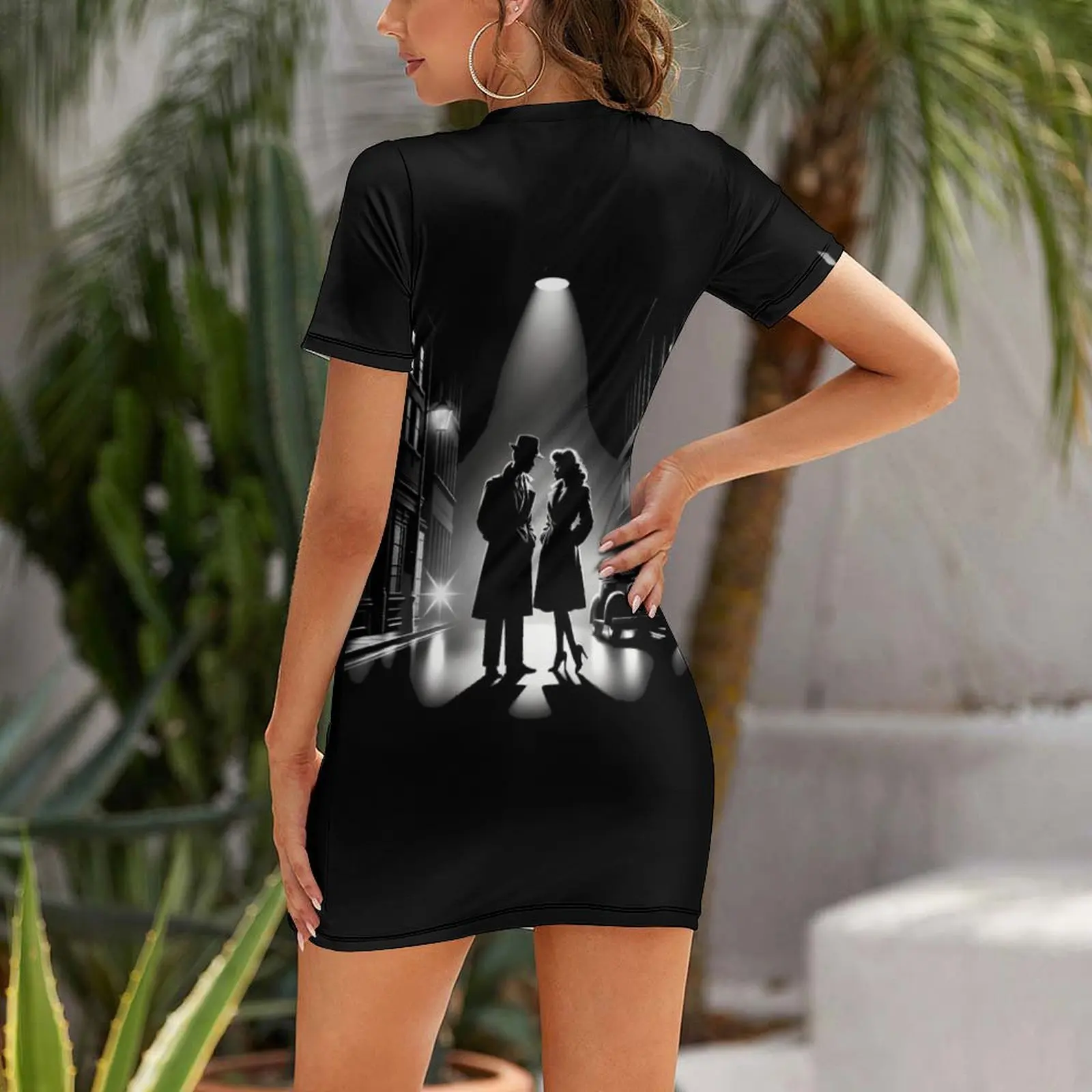 Женское платье Film Noir Style фиолетовое