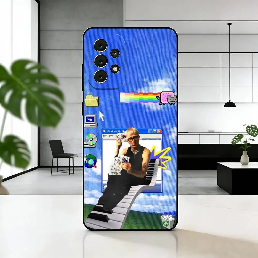 Фото Чехол для телефона J-Joost K-Klein Rapper, черный, силиконовый, мягкий, для Samsung S25, S24, S21, S22, S23, S30, Ultra, S20, Plus, Fe, Lite №4