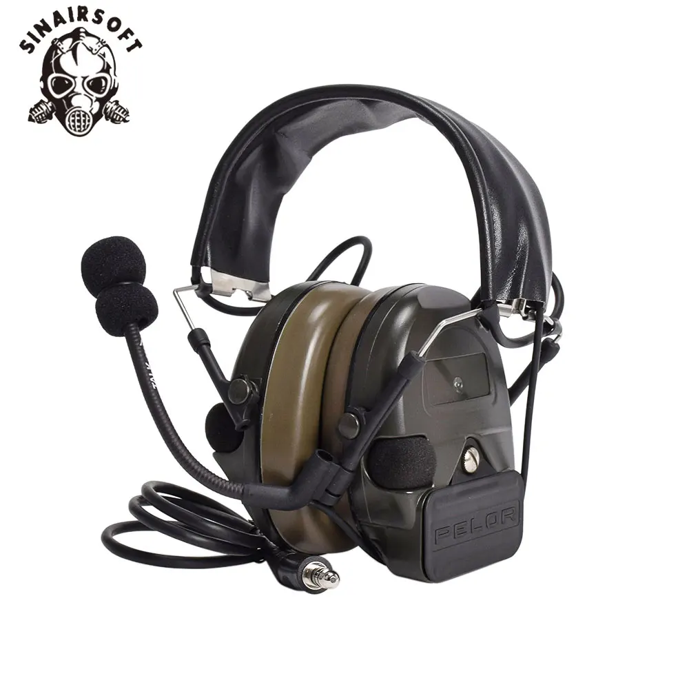 Airsoft Comtac Z 054 ZComtac I Style Tactical Headset OD Free Ship Helmet Noise Canceling Headphone
