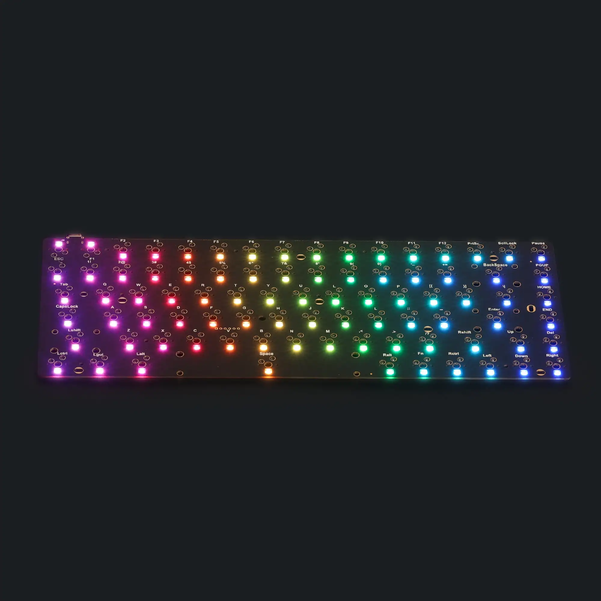 

KBD75 RGB HOT SWAP PCB for 84 keys Mechanical Keyboard TOFU84 D84 Case compatible