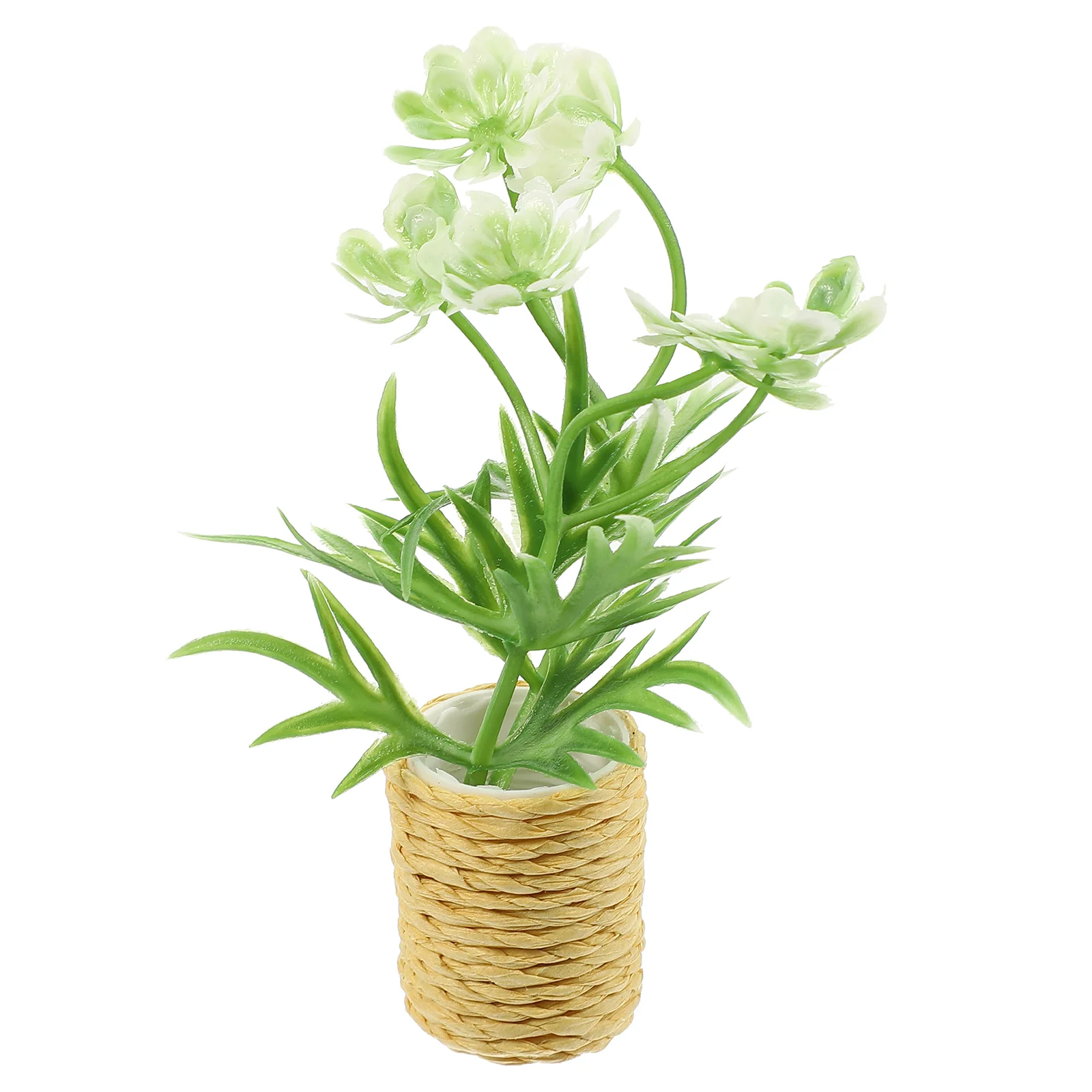 

Miniature Potted Plants DIY Bonsai Model Prop Artificial Tiny Decor Plastic Fake