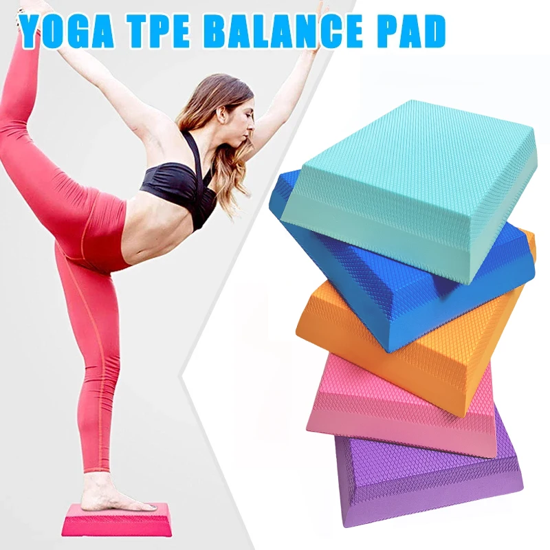 

Balance Pad Board TPE Yoga Mat Stability Cushion Exercise Trainer Anti-slip for Training Ankle Core Stability Training Recovery