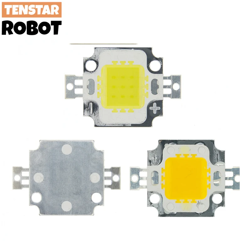 

10W LED white Cold white Led Chip for Integrated Spotlight 12v DIY Projector Outdoor Flood Light Super bright