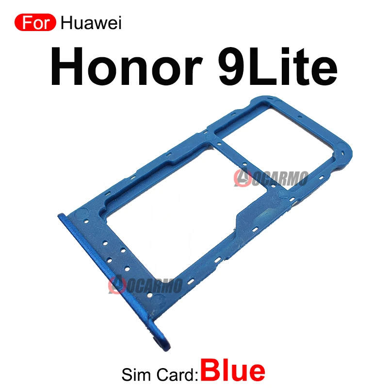 Фото 1 шт. светло-синий серый белый золотой серебряный для huawei Honor 9 Lite 9 Lite лоток для SIM-карты слот держатель запасные части №3