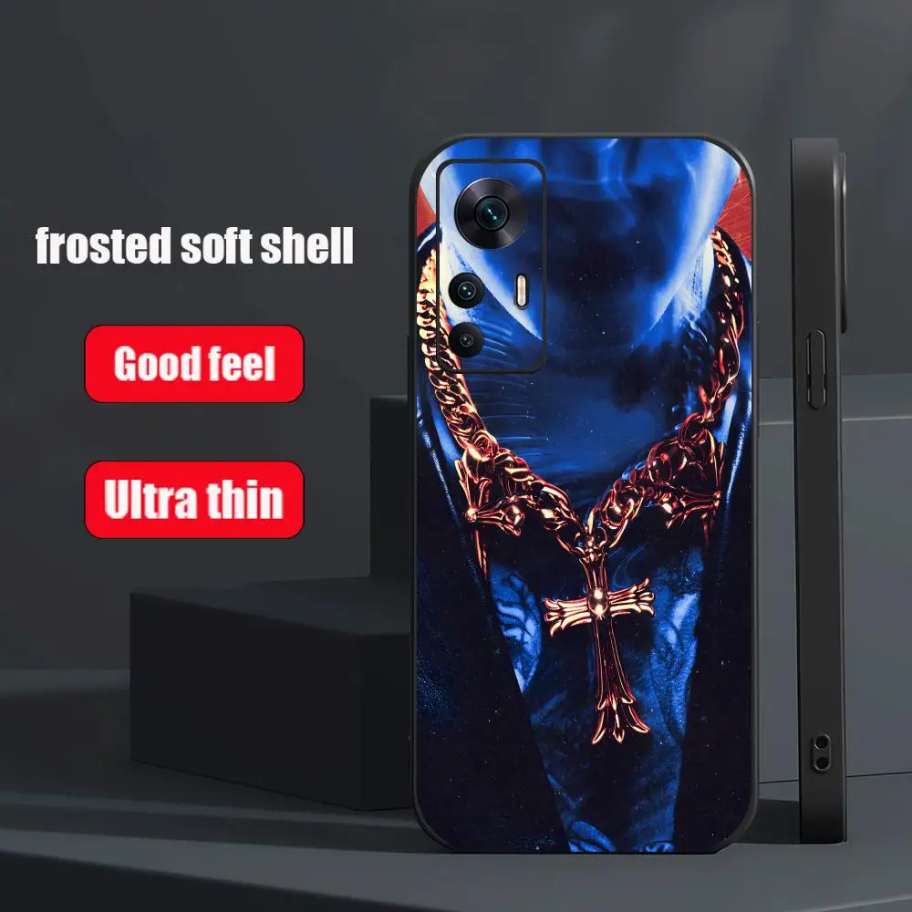 Фото Чехол для телефона T-Tiago для Xiaomi Redmi Note 15 14T 13Lite 12S 5g 4g Pro Plus, мягкий чехол, черный, Rapper PZK, полная защита №1
