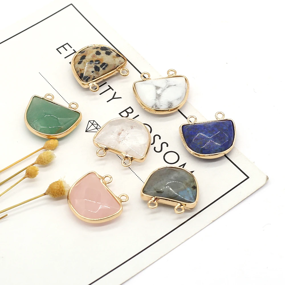 

2022 Charms Pendant Handmade Small Bag Shape Natural Stone Crystal Quartz Supplies for Making Jewelry diy Necklace Wholesale Lot