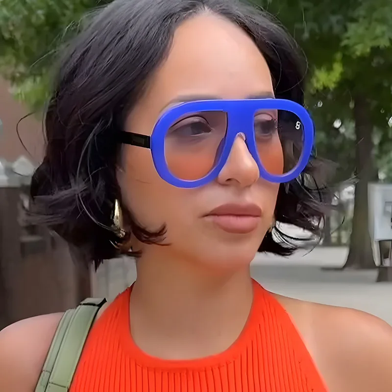 JNPCXI большие круглые солнцезащитные очки для женщин и мужчин модные повседневные