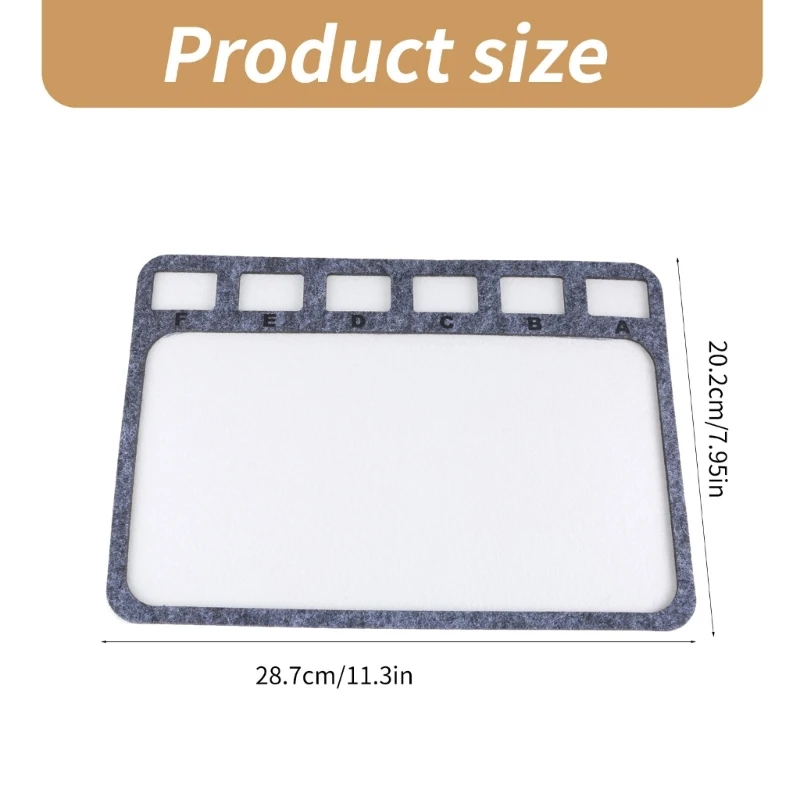 Набор ковриков для бисера ручной работы 2 шт. учебные валяные доски изготовления