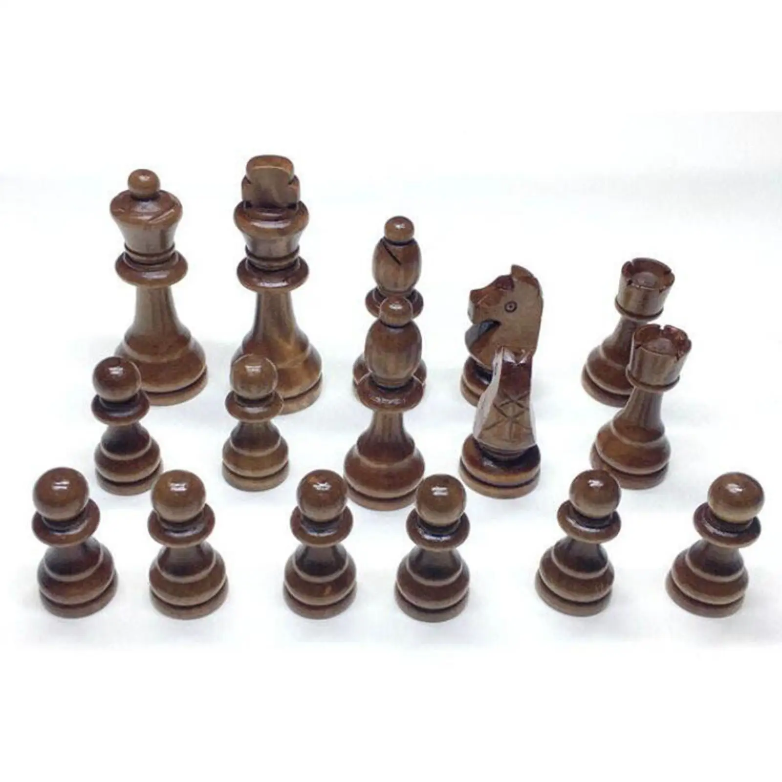 Набор деревянных шахматных фигур шахматные фигурки Настольная игрушка