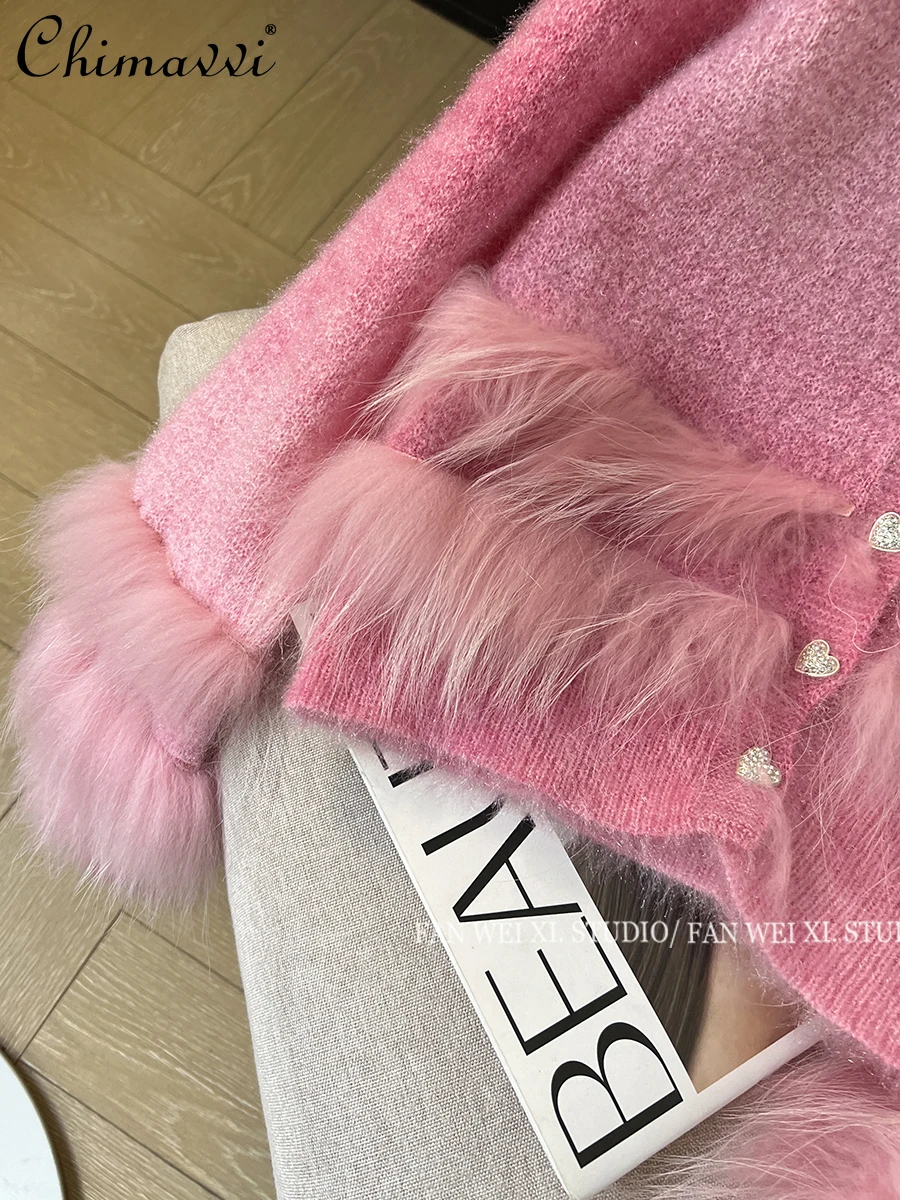 Осень и зима новый высококачественный милый женский элегантный лисьий мех с