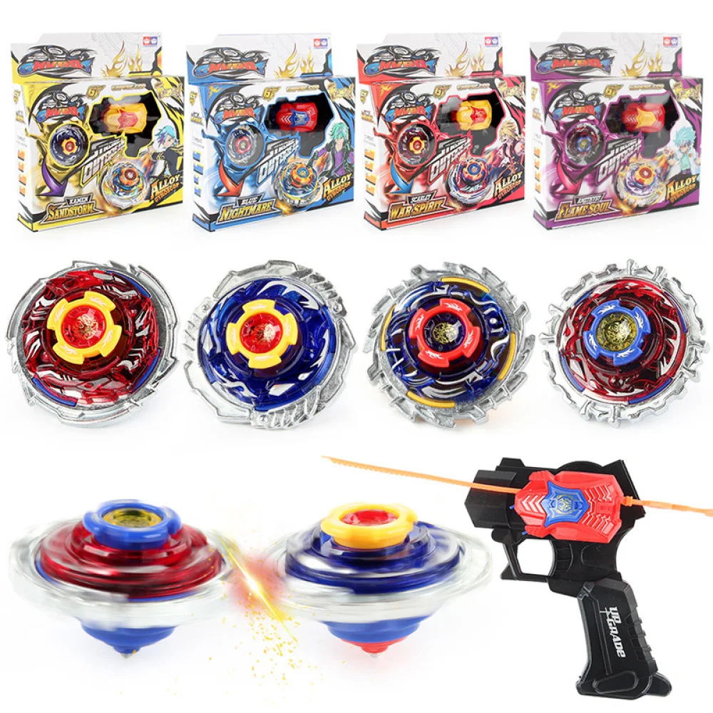 

Beyblades Burst Spinning Top Toys Metal Fusion with Ruler Launcher and Handle Battle Game Toy for Children
