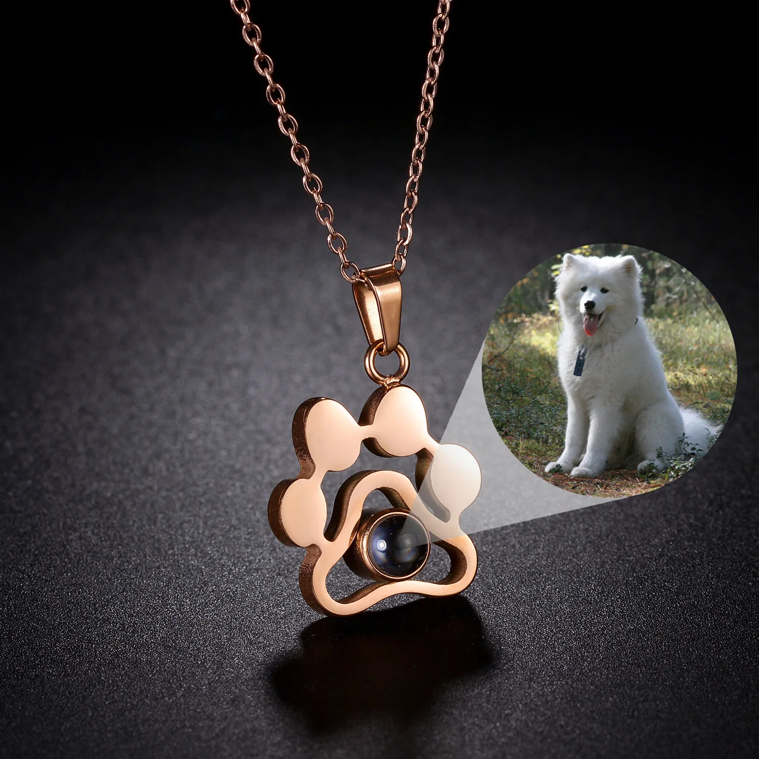 Ожерелье Atoztide для женщин и мужчин индивидуальное проекционное ожерелье с