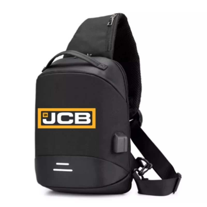 

Новый мужской рюкзак на плечо с логотипом JCB Icar, походный рюкзак, нейлоновая походная Сумка-слинг для кемпинга