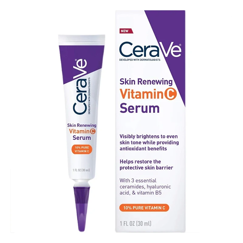 

Новая Увлажняющая сыворотка для кожи CeraVe Skin, увлажняющая сыворотка с витамином C и гиалуроновой кислотой, восстанавливающая кожу барьер, восстанавливающая эссенция, 30 мл