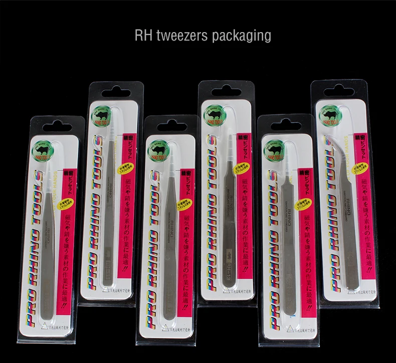 

Пинцет RHINO RH японский, антикислотный Высокоточный супер твердый Пинцет для ремонта часов, птичьих гнезд и т. Д., мелкие предметы, 1 комплект, 6 шт.