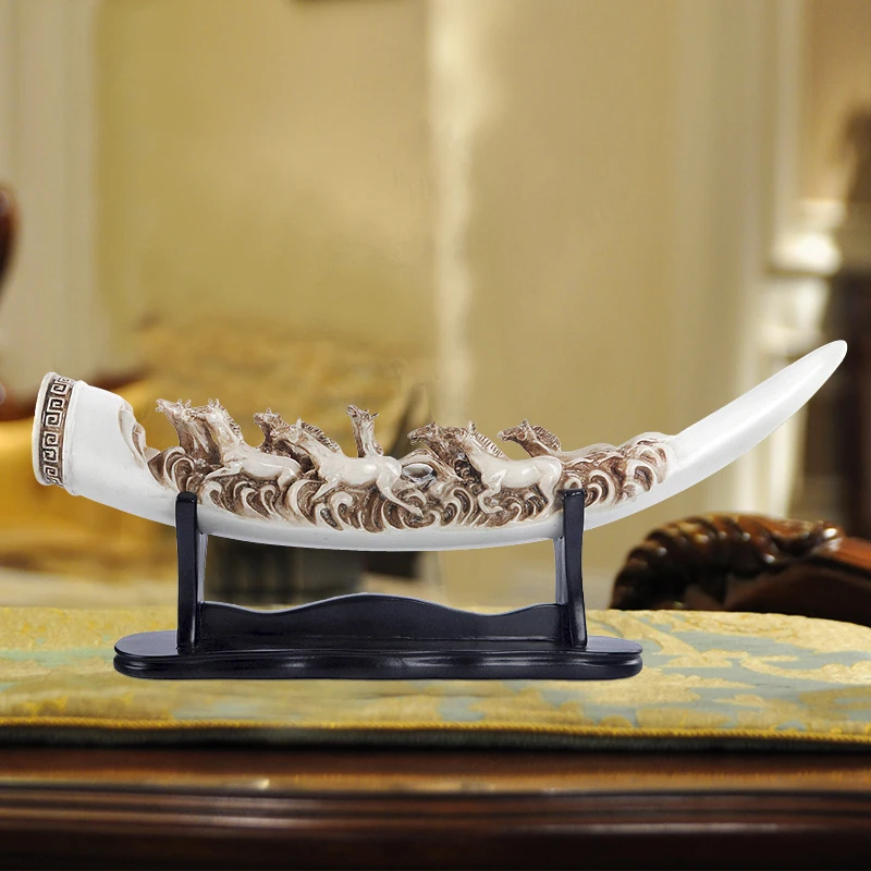 Европейская смола Lucky Lvory скульптура украшения домашний интерьер офисная комната